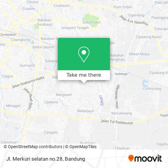 Jl. Merkuri selatan no.28 map