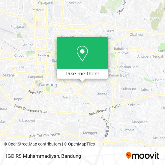 IGD RS Muhammadiyah map