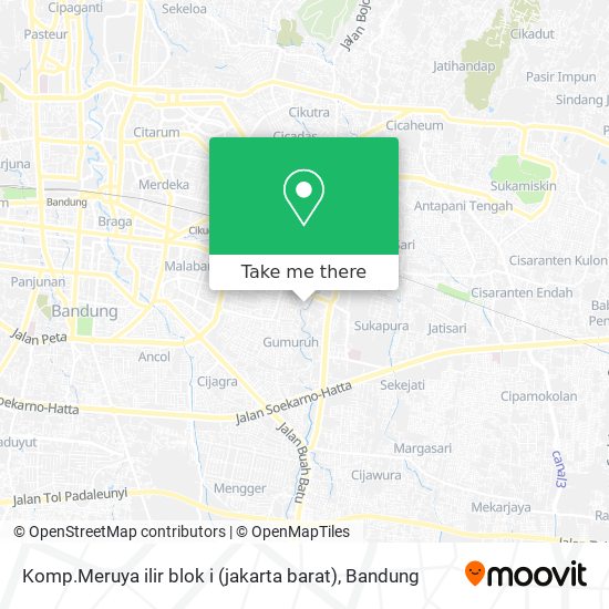 Komp.Meruya ilir blok i (jakarta barat) map