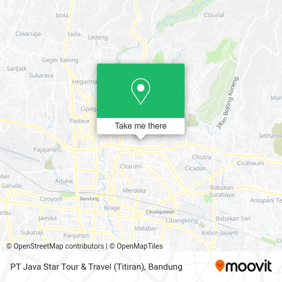 PT Java Star Tour & Travel (Titiran) map