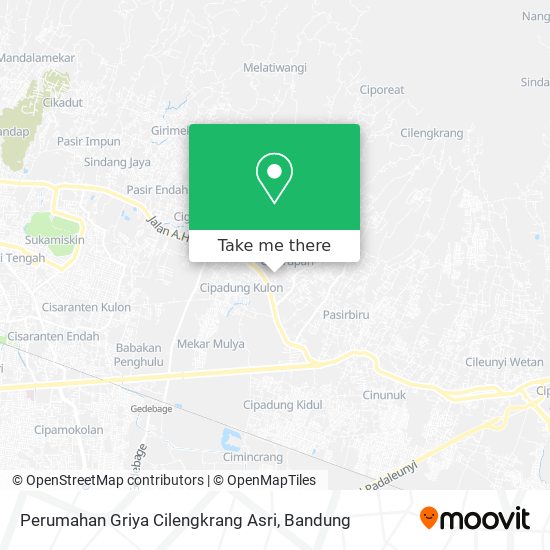 Perumahan Griya Cilengkrang Asri map