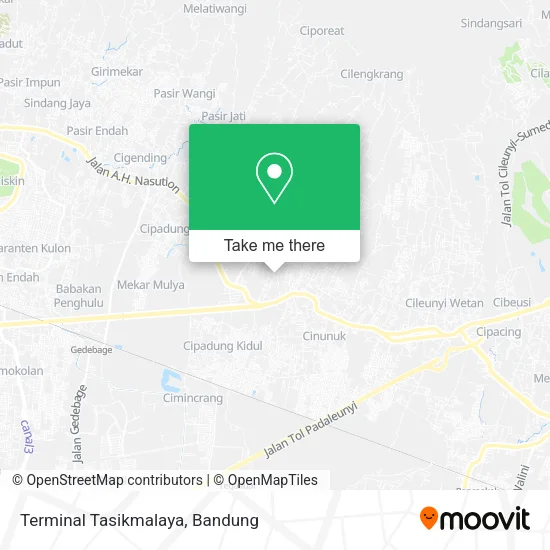 Terminal Tasikmalaya map