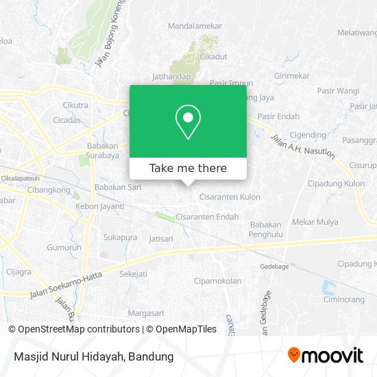 Masjid Nurul Hidayah map