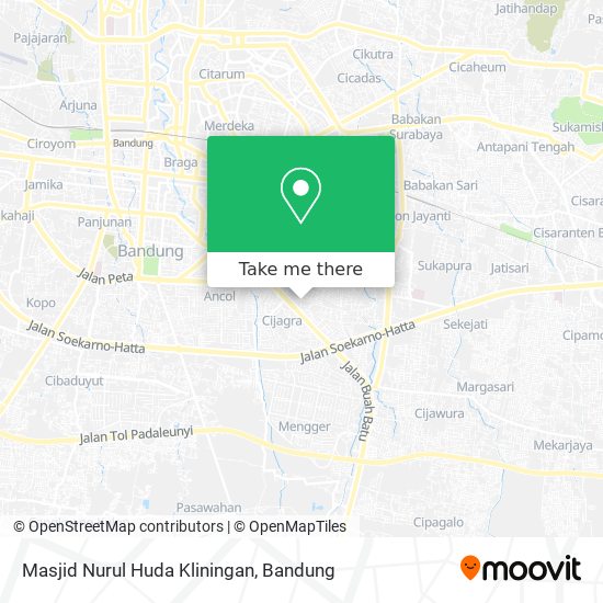 Masjid Nurul Huda Kliningan map