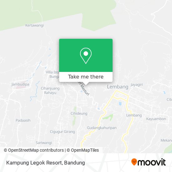 Kampung Legok Resort map