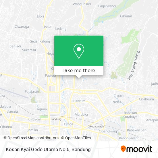 Kosan Kyai Gede Utama No.6 map