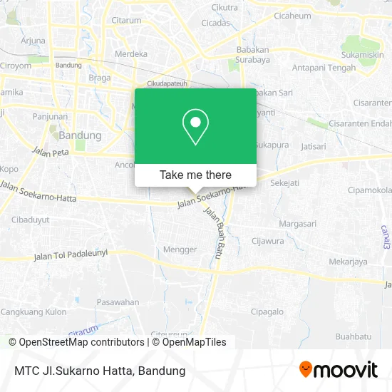 MTC Jl.Sukarno Hatta map