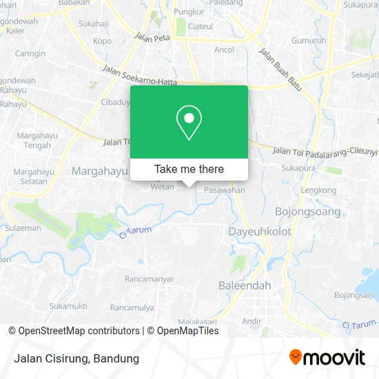 Jalan Cisirung map
