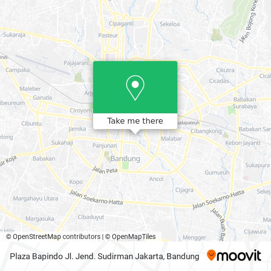 Plaza Bapindo Jl. Jend. Sudirman Jakarta map