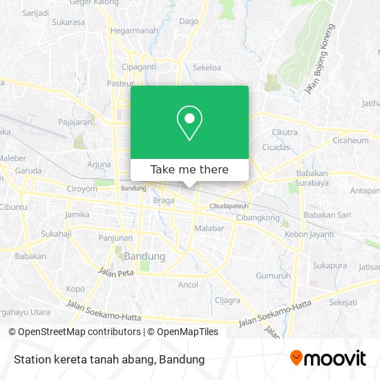 Station kereta tanah abang map