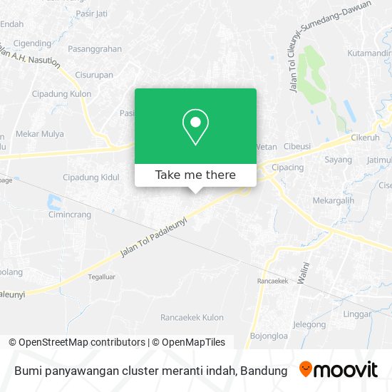 Bumi panyawangan cluster meranti indah map