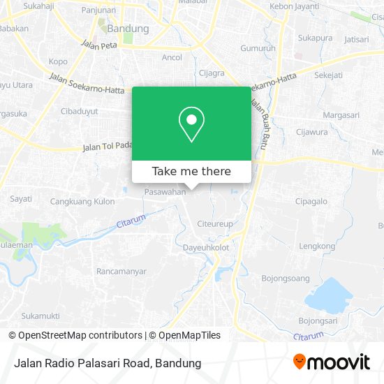 Jalan Radio Palasari Road map