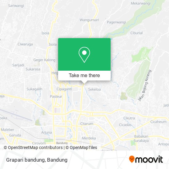 Grapari bandung map