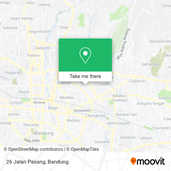26 Jalan Pasang map