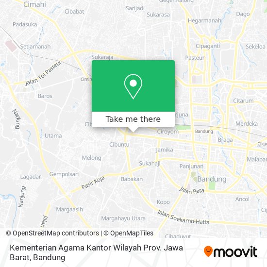 Kementerian Agama Kantor Wilayah Prov. Jawa Barat map
