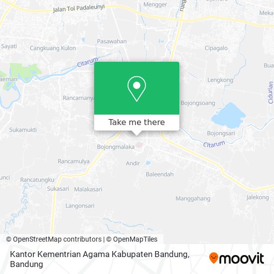 Kantor Kementrian Agama Kabupaten Bandung map