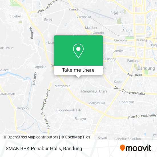 SMAK BPK Penabur Holis map