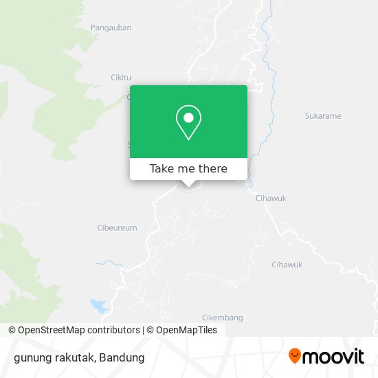 gunung rakutak map