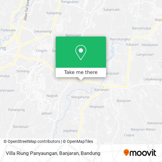 Villa Riung Panyaungan, Banjaran map