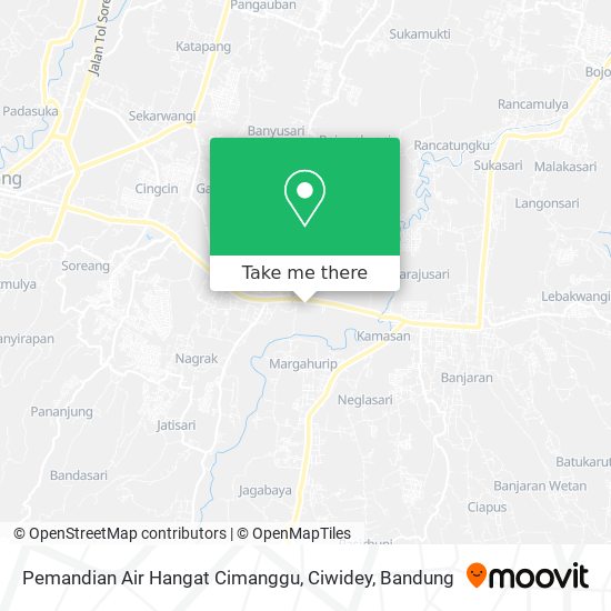 Pemandian Air Hangat Cimanggu, Ciwidey map