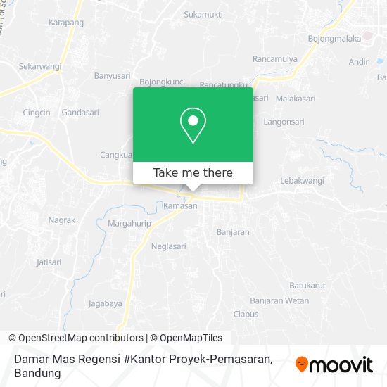 Damar Mas Regensi #Kantor Proyek-Pemasaran map