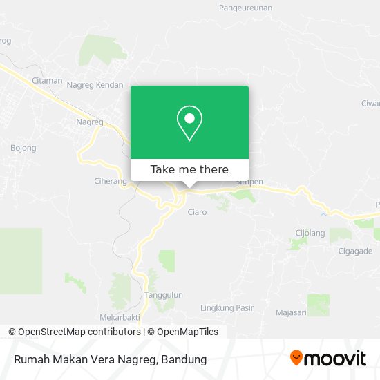 Rumah Makan Vera Nagreg map
