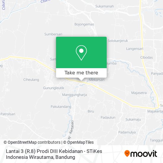 Lantai 3 (R.8) Prodi DIII Kebidanan - STiKes Indonesia Wirautama map