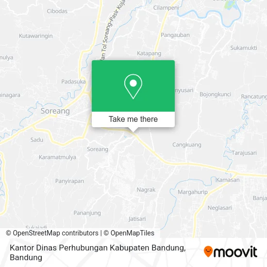 Kantor Dinas Perhubungan Kabupaten Bandung map
