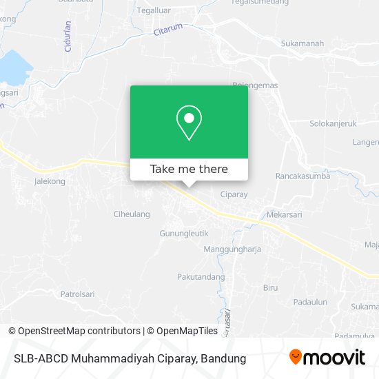 SLB-ABCD Muhammadiyah Ciparay map