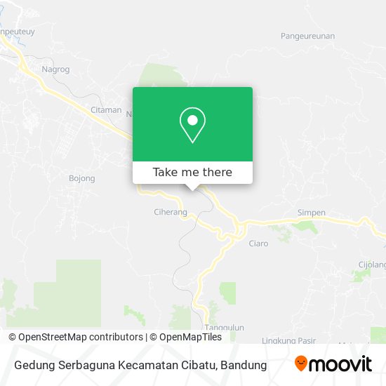 Gedung Serbaguna Kecamatan Cibatu map