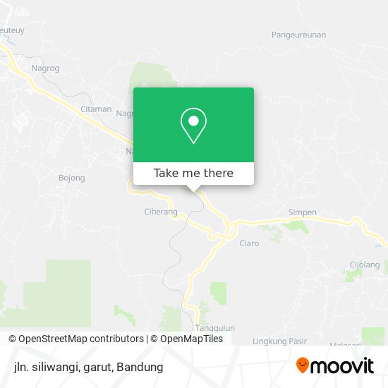 jln. siliwangi, garut map