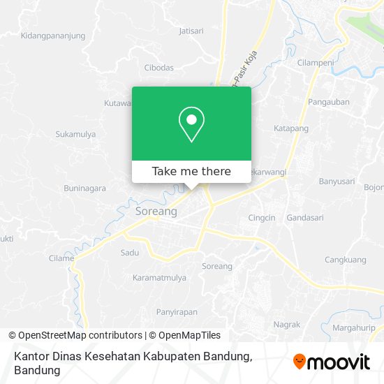 Kantor Dinas Kesehatan Kabupaten Bandung map