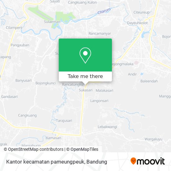 Kantor kecamatan pameungpeuk map