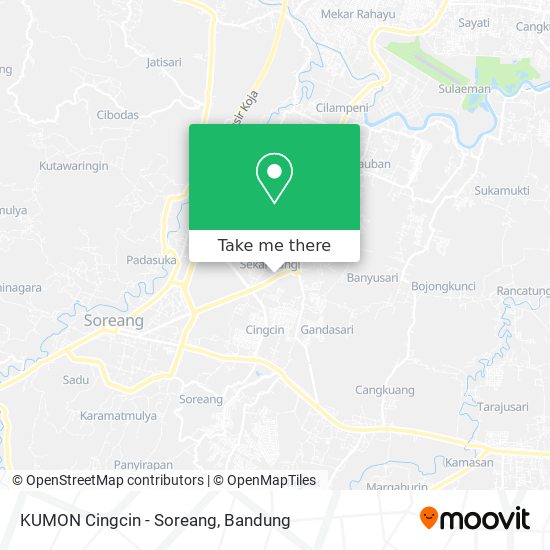 KUMON Cingcin - Soreang map
