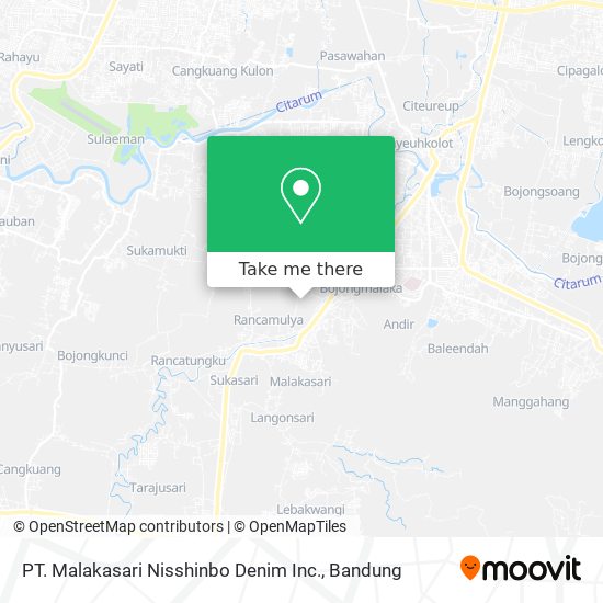 PT. Malakasari Nisshinbo Denim Inc. map
