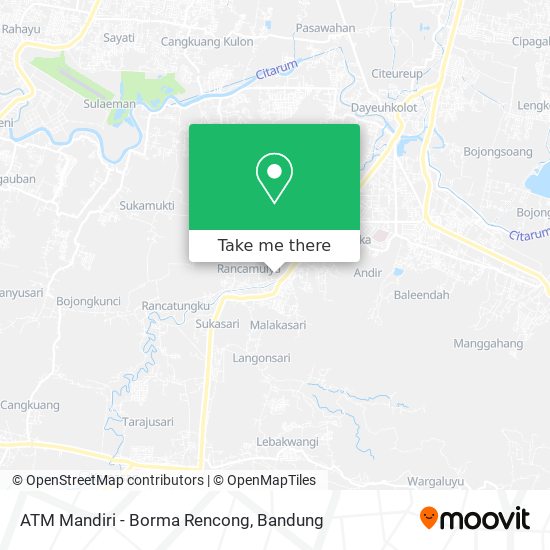ATM Mandiri - Borma Rencong map