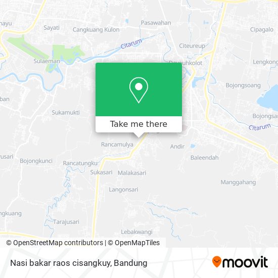 Nasi bakar raos cisangkuy map