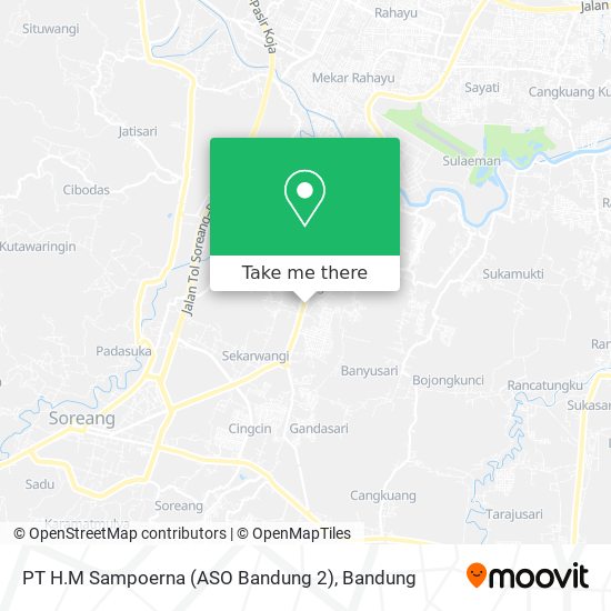 PT H.M Sampoerna (ASO Bandung 2) map