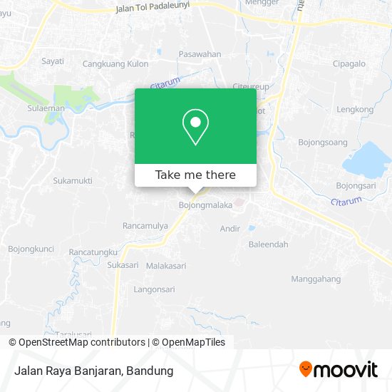 Jalan Raya Banjaran map