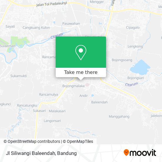 Jl Siliwangi Baleendah map