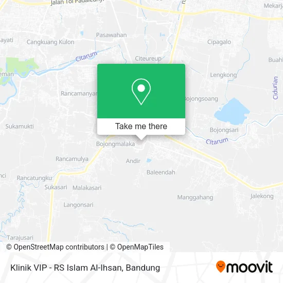 Klinik VIP - RS Islam Al-Ihsan map