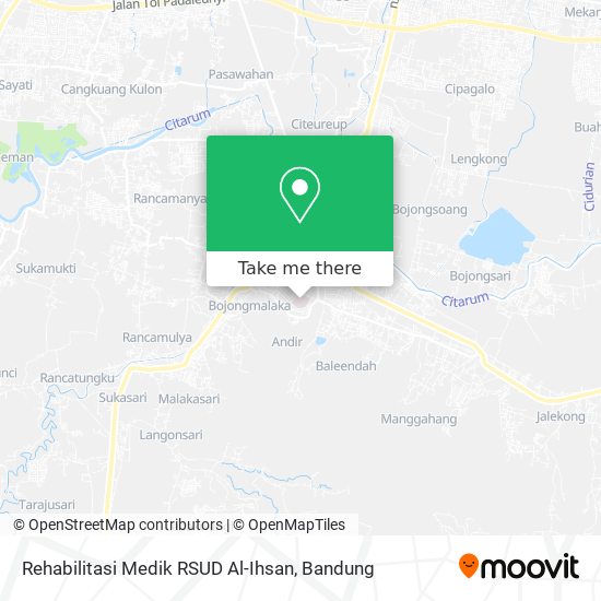 Rehabilitasi Medik RSUD Al-Ihsan map