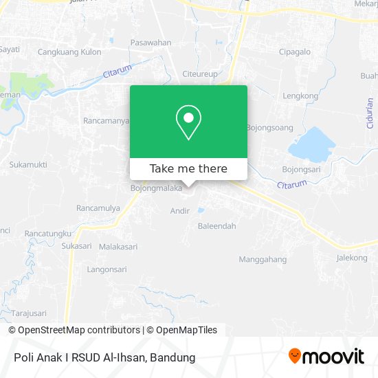 Poli Anak I RSUD Al-Ihsan map