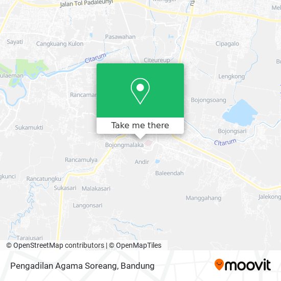 Pengadilan Agama Soreang map