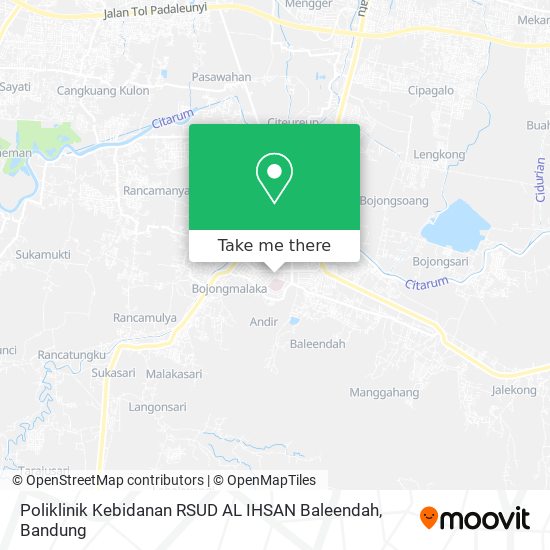Poliklinik Kebidanan RSUD AL IHSAN Baleendah map