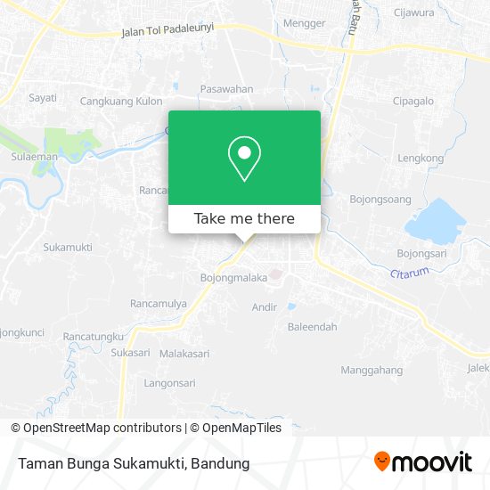 Taman Bunga Sukamukti map