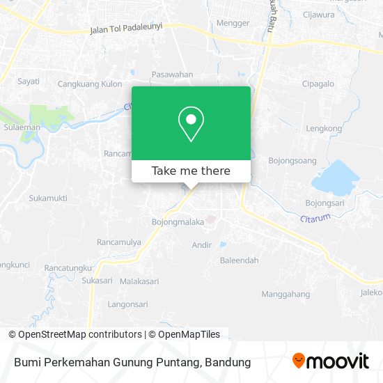 Bumi Perkemahan Gunung Puntang map