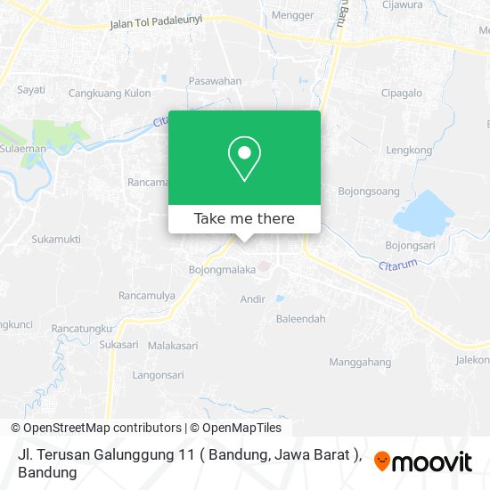 Jl. Terusan Galunggung 11 ( Bandung, Jawa Barat ) map