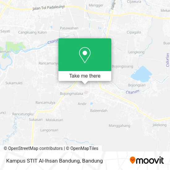 Kampus STIT Al-Ihsan Bandung map