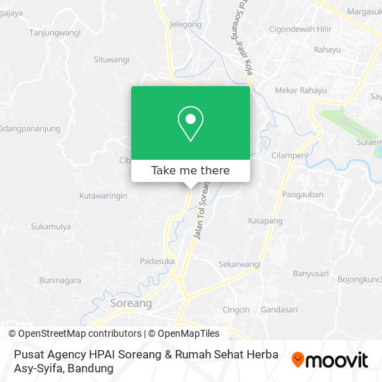 Pusat Agency HPAI Soreang & Rumah Sehat Herba Asy-Syifa map